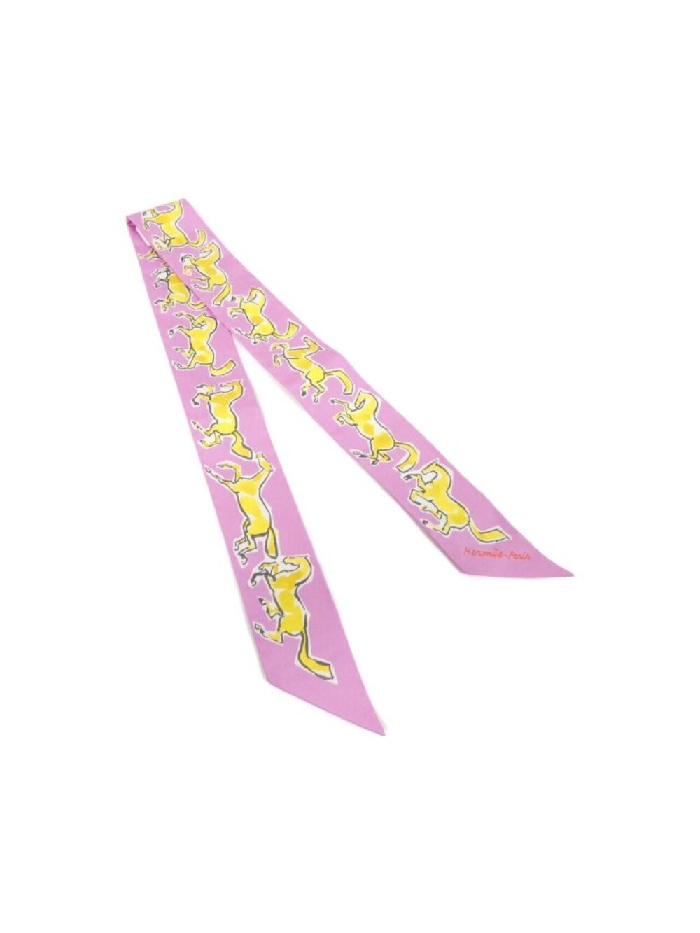 Hermes Chevaux en Liberte Twilly Scarf